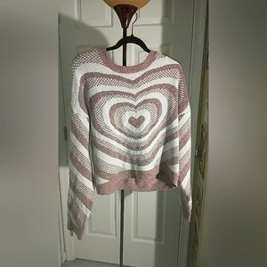 No Boundaries Heart Sweater